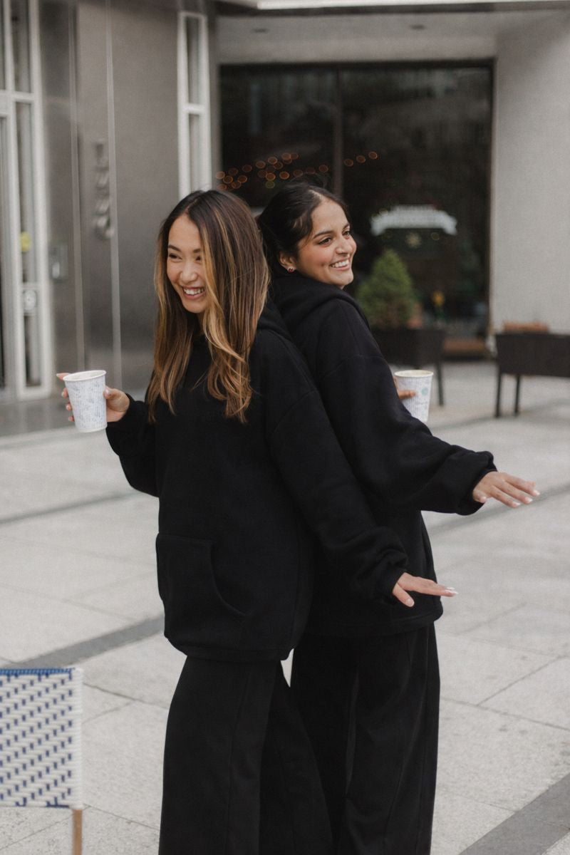 Stoln Hours Oversized Knitted Hoodie